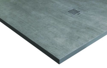 Receveur de douche résine de synthèse RECEA béton 90x90