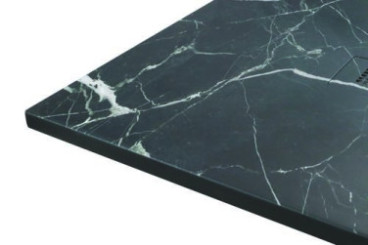 Receveur de douche résine de synthèse RECEA marbre noir 70x100