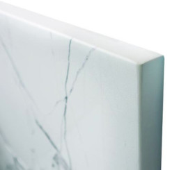 Receveur de douche résine de synthèse RECEA marbre blanc 90x100