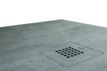 Receveur de douche résine de synthèse RECEA béton 90x200