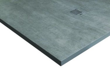 Receveur de douche résine de synthèse RECEA béton 90x200
