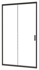 PAROI DE DOUCHE PORTE COULISSANTE PROFILES NOIRS CONCEPT'O - ELMER