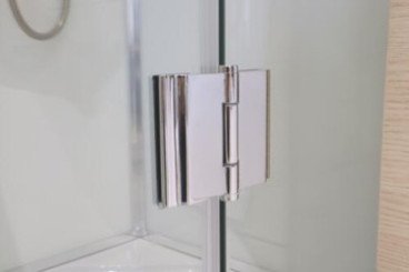 Cabine de douche accès de face avec toit 80x120cm