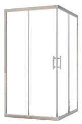Paroi de douche accès d'angle coulissant ENLOK 80cm