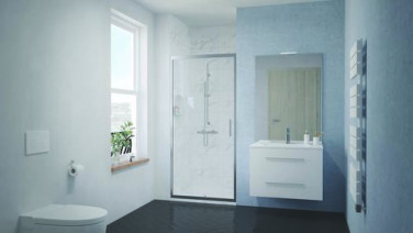 Paroi de douche porte pivotante ENLOK 70cm