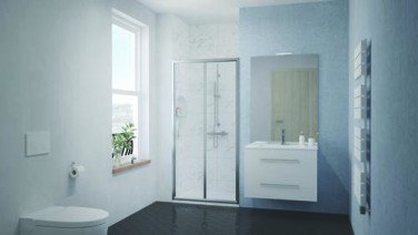 Paroi de douche porte pliante ENLOK 90 cm
