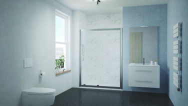Paroi de douche porte coulissante ENLOK 140cm