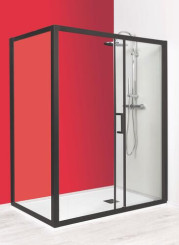 Retour fixe profilés noirs CONCEPT'O 90cm