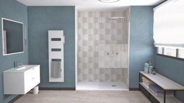 Paroi de douche fixe FROSTEE 90cm