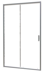 Paroi de douche porte coulissante profilés chromés CONCEPT'O 120cm