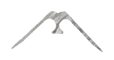 Profilé d'angle sortant chromé pour panneau mural 4 mm