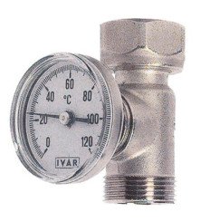 PORTE THERMOMETRE NICKELE