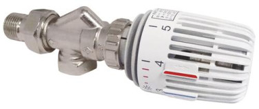 Robinet thermostatique équerre inversée 12/17 à élément sensible liquide VT0,2 - HEIMEIER