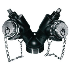 PRISE D'INCENDIE DOUBLE POUR COLONNE SECHE 25mm