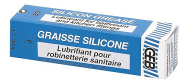 GRAISSE SILICONE 20GRS SPECIALE ROBINETTERIE - GEB