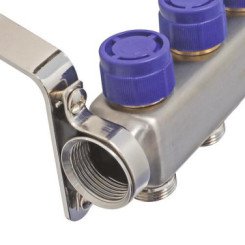 Collecteur PCBT 2 départs en inox