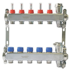 Collecteur PCBT 5 départs en inox