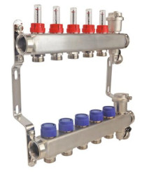 Collecteur PCBT 5 départs en inox