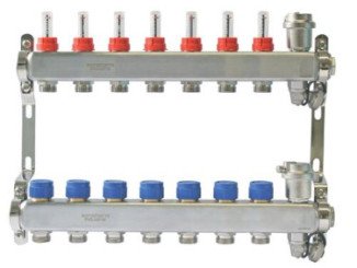 Collecteur PCBT 7 départs en inox
