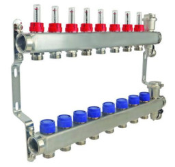 Collecteur PCBT 8 départs en inox