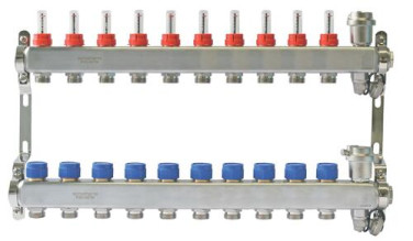Collecteur PCBT 10 départs en inox
