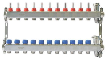 Collecteur PCBT 11 départs en inox