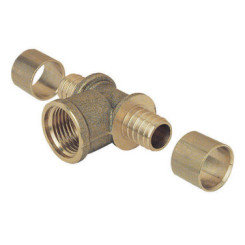 TE FEMELLE AU CENTRE A GLISSEMENT PER Ø12-12/17 - FIXOCONNECT