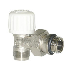 CORPS DE ROBINET RH LAITON NICKELE EQUERRE POUR TUBE PER