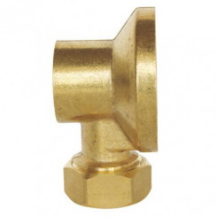 Applique MAL simple avec écrou pour collet battu brossée ø12 15/21