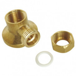 Applique MAL simple avec écrou pour collet battu brossée ø12 15/21