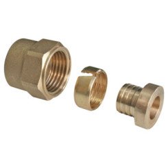 RACCORD A COMPRESSION A ECROU TOURNANT PER Ø25-20/27 - FIXOCONNECT