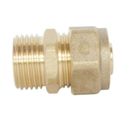 Raccord à compression mâle PER ø25-20/27