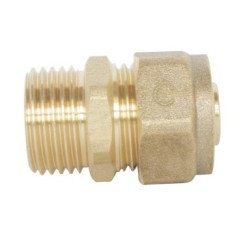 Raccord à compression mâle PER ø25-26/34