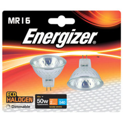 JEU DE 2 AMPOULES ECO-HALOGENE SPOT MR16