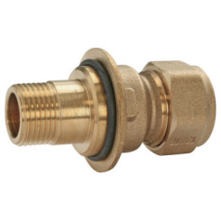 RACCORD DROIT A COMPRESSION LAITON MALE 12/17 PER 10/12