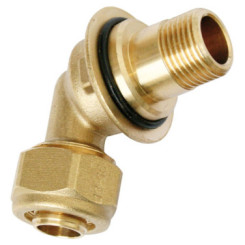 COUDE A COMPRESSION LAITON MALE 12/17 PER 10/12 AVEC JOINT