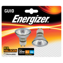 JEU DE 2 AMPOULES ECO-HALOGENE SPOT GU10