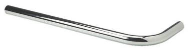 DESCENTE COUDEE LAITON CHROME POUR CUVETTE WC