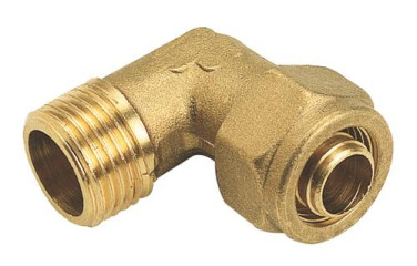 Coude à compression mâle PER ø16-15/21