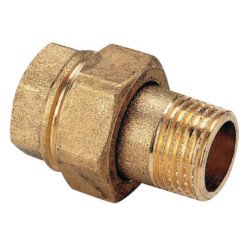 RACCORD UNION LAITON MALE FEMELLE 15/21
