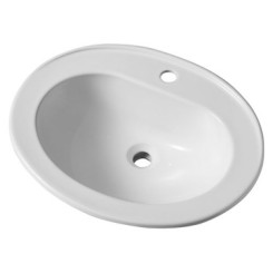 VASQUE OVALE A ENCASTRER 57,6 x 46,3 x 20 cm