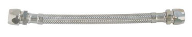 Flexible sanitaire 2 raccords bicône pour tube cuivre ø12-10 - Longueur 300 mm - DN8