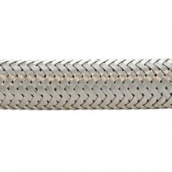 Flexible sanitaire 1 écrou tournant femelle 20/27 - 1 coude écrou tournant - Longueur 500 mm - DN8