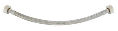 Flexible sanitaire 2 écrous tournants femelle 15/21 - Longueur 800mm DN8