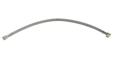 Flexible sanitaire 1 écrou tournant femelle 15/21 - 1 raccord mâle 12/17 - Longueur 500 mm - DN8
