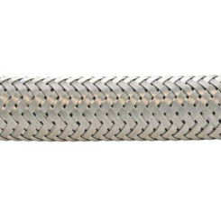 Flexible sanitaire 1 écrou tournant femelle 15/21 - 1 raccord mâle 12/17 - Longueur 800 mm - DN8