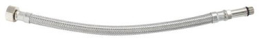 Flexible sanitaire 1 écrou tournant femelle 15/21 - 1 raccord mâle 10/100 prolongé - Longueur 300mm - DN8