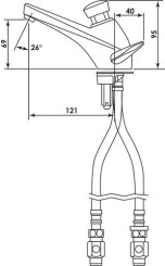 Mitigeur de lavabo temporisé 3000 - PRESTO
