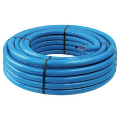 TUBE PER PEX B Ø16 ISOLE BLEU - 50m