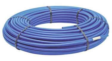 Tube PER PEX A nu bleu ø12 500m